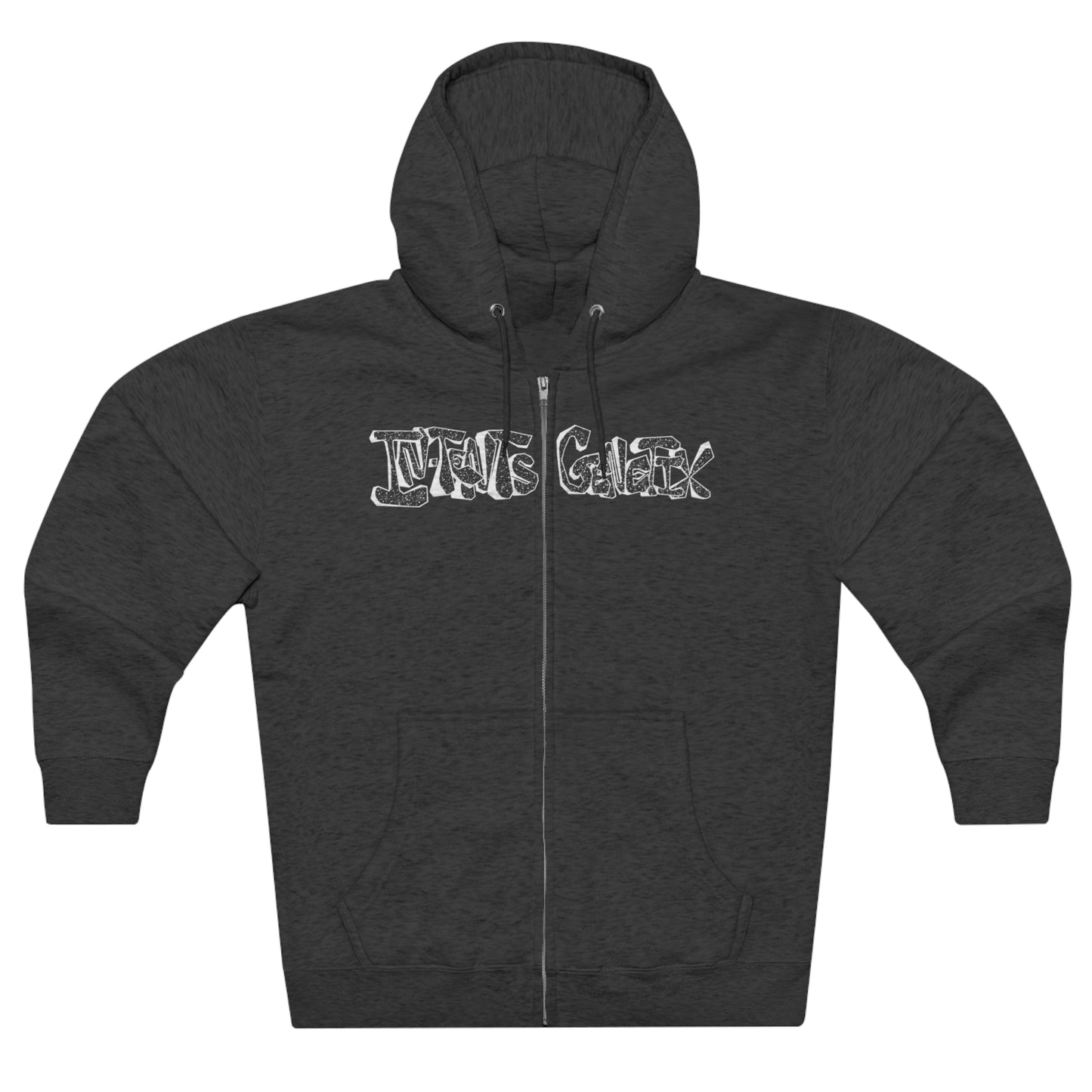 Season 3 White Logo Unisex Zip Hoodie