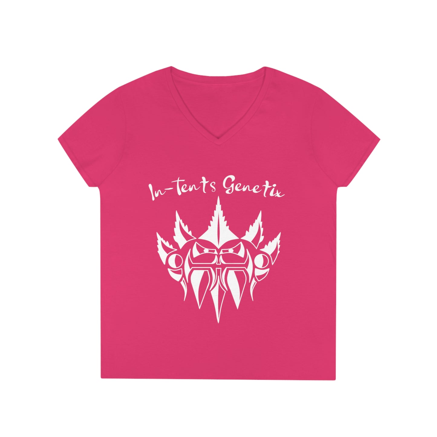 Season 2 White Logo Ladies' V-Neck T-Shirt