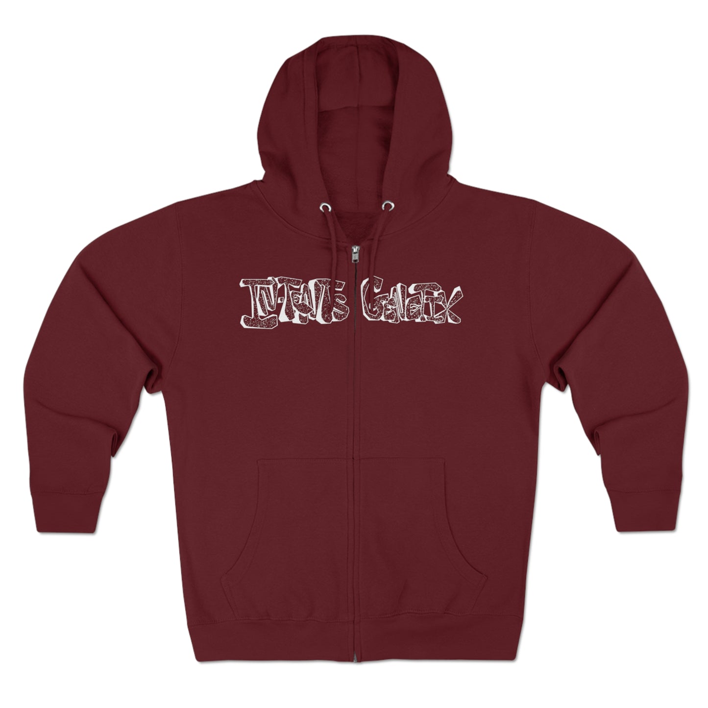Season 3 White Logo Unisex Zip Hoodie