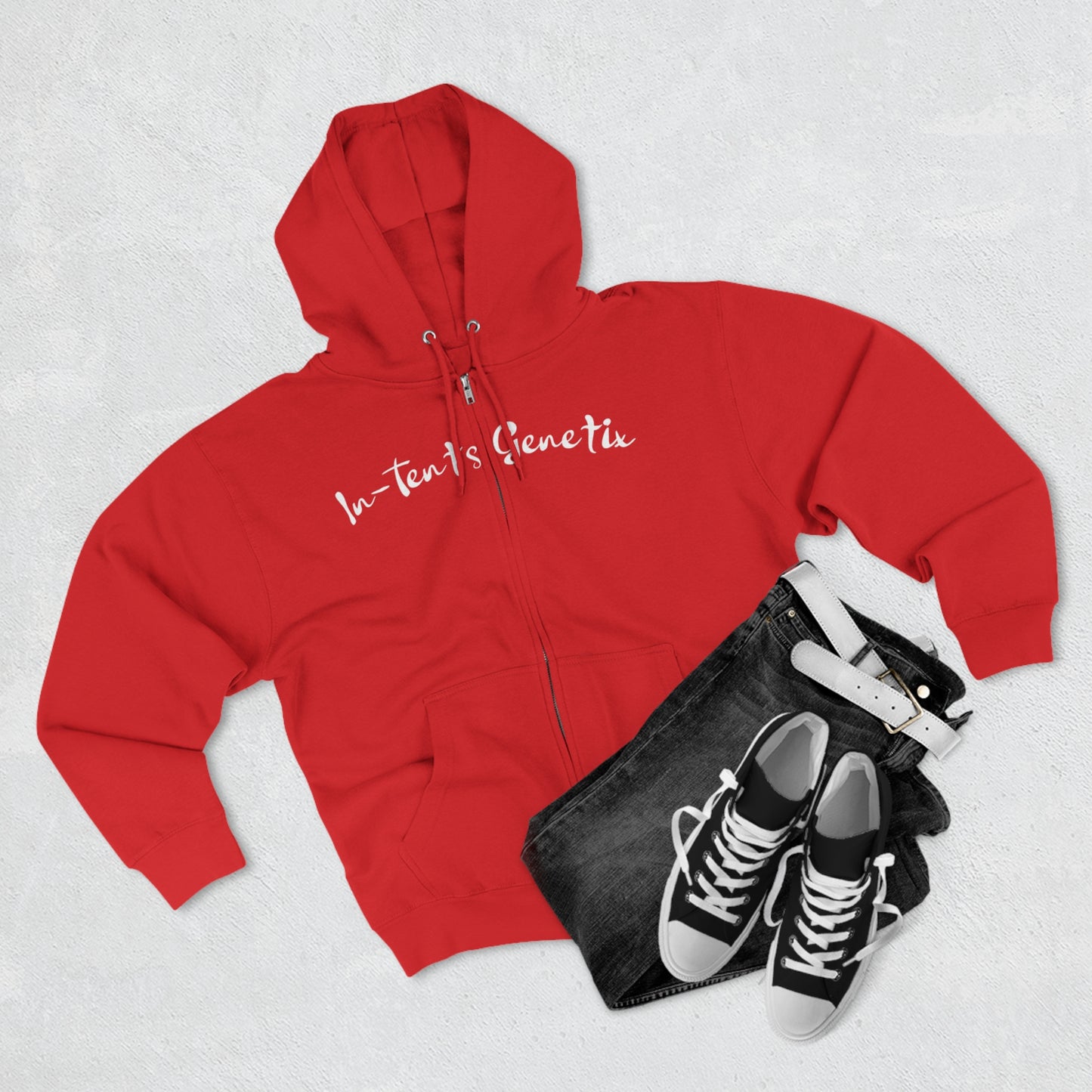 Season 2 White Logo Unisex Zip Hoodie