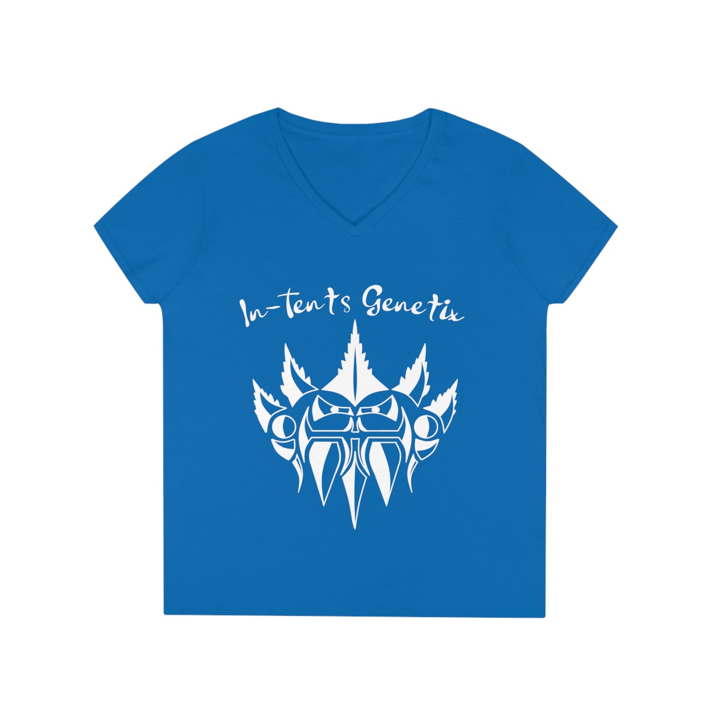 Season 2 White Logo Ladies' V-Neck T-Shirt