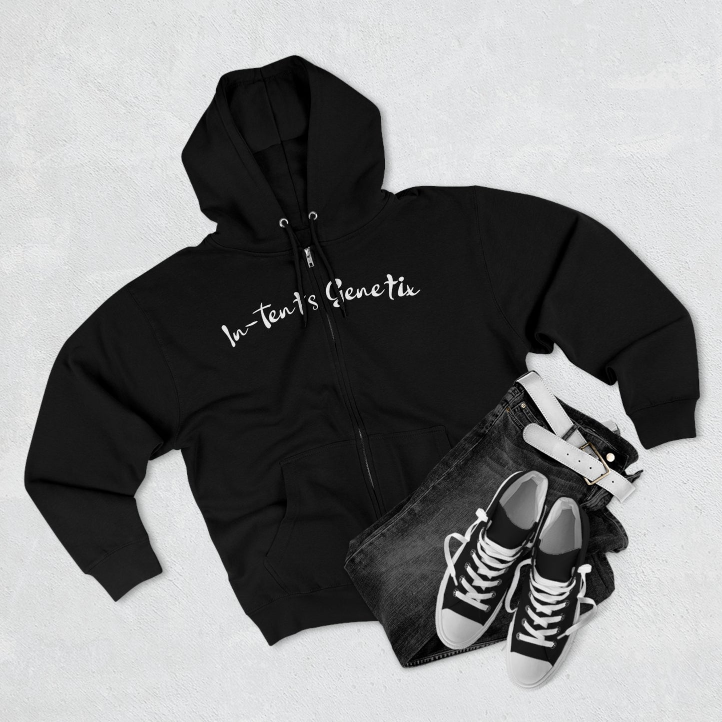 Season 2 White Logo Unisex Zip Hoodie