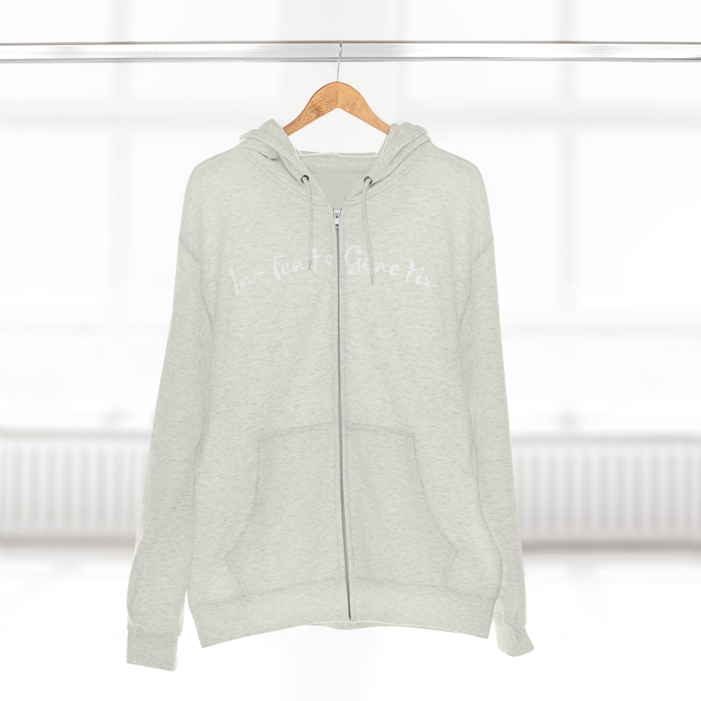 Season 2 White Logo Unisex Zip Hoodie