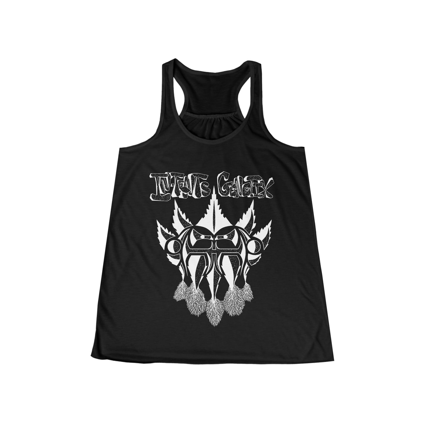 Season 3 White Logo Women's Flowy Racerback Tank