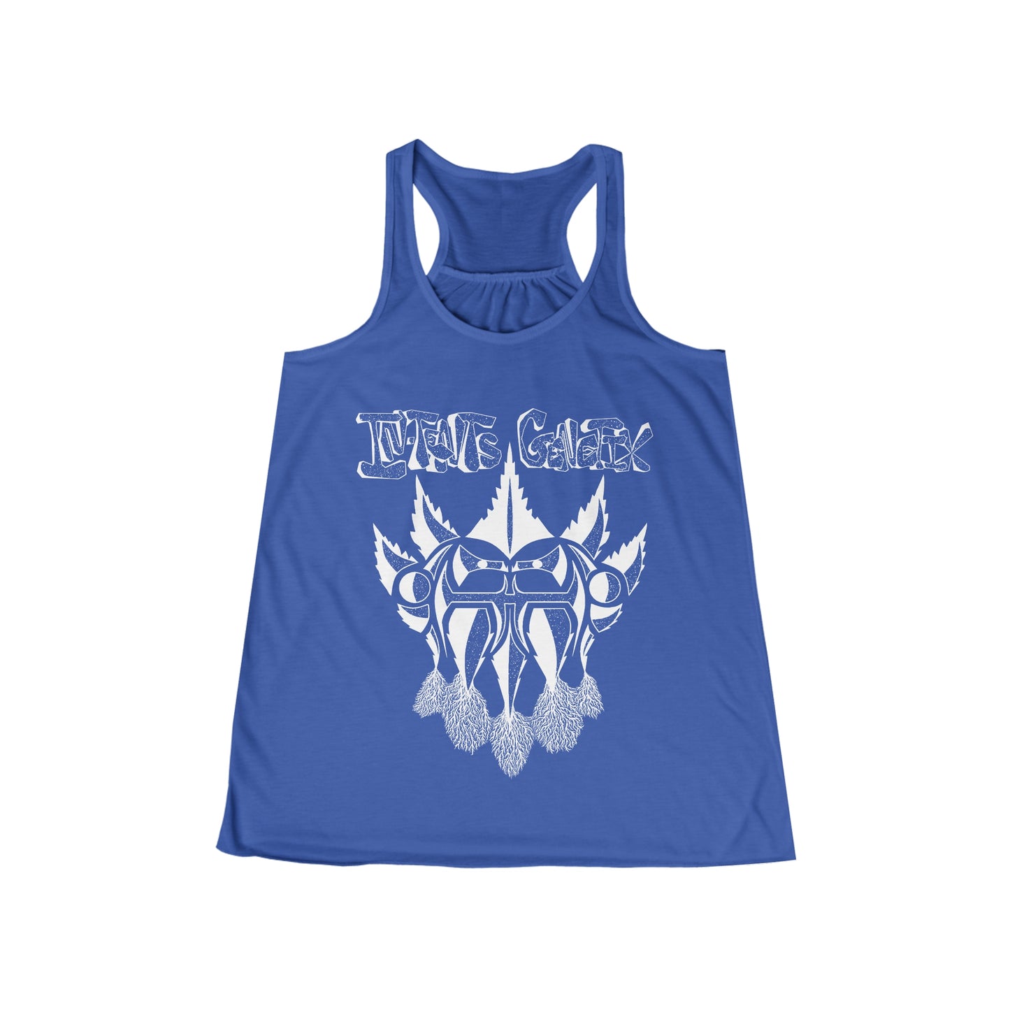 Season 3 White Logo Women's Flowy Racerback Tank
