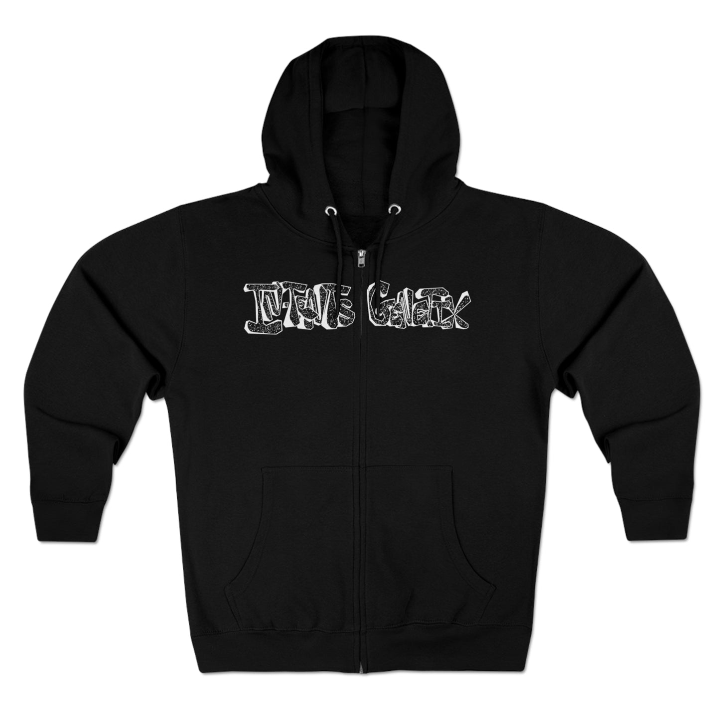 Season 3 White Logo Unisex Zip Hoodie
