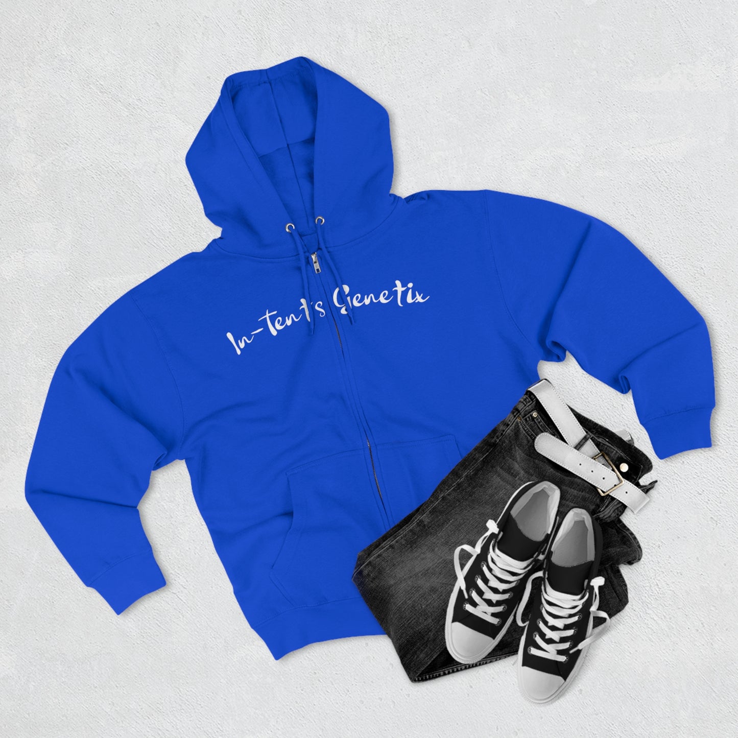 Season 2 White Logo Unisex Zip Hoodie