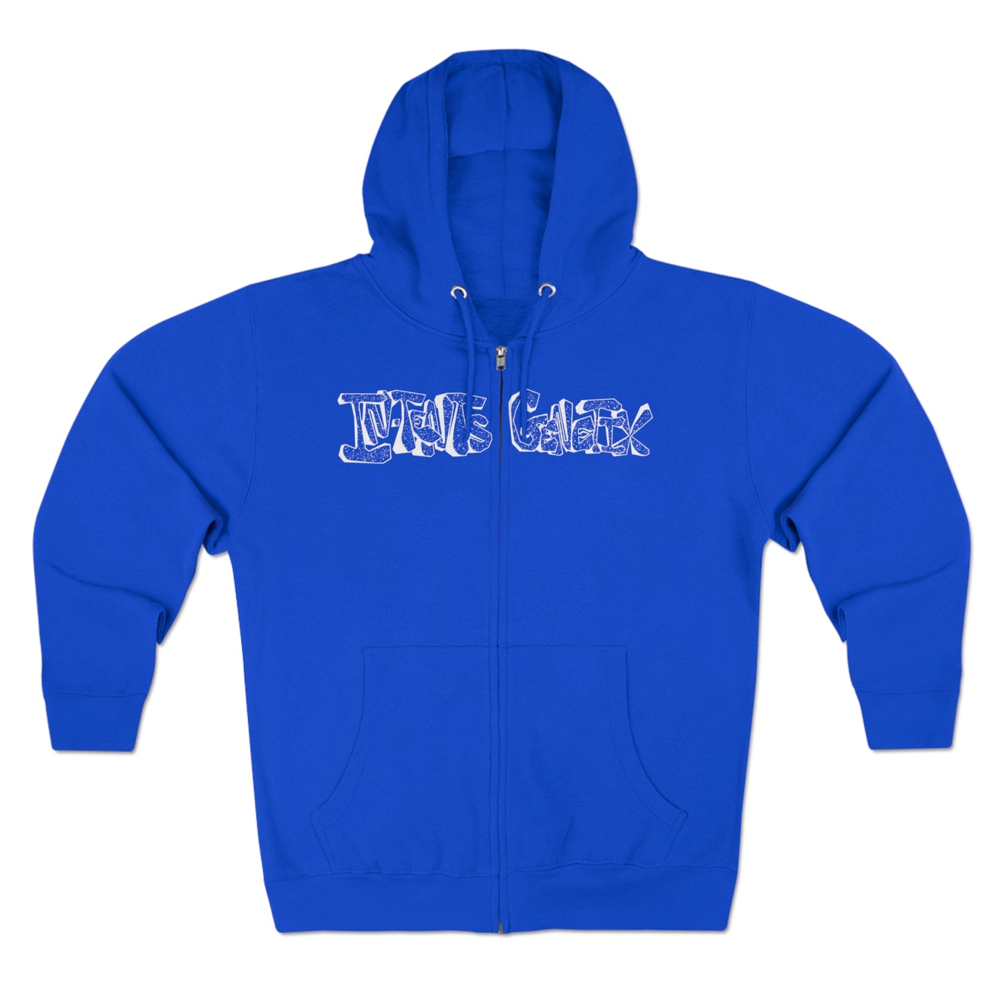 Season 3 White Logo Unisex Zip Hoodie